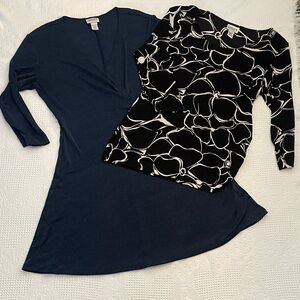 Chico’s Travelers Bundle of Two Women’s Size 2/L Dress & Top